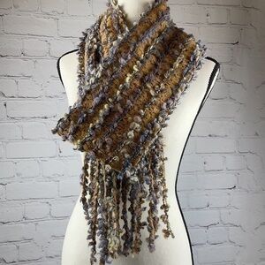 UEC Madison 88 Acrylic gold & purple scarf